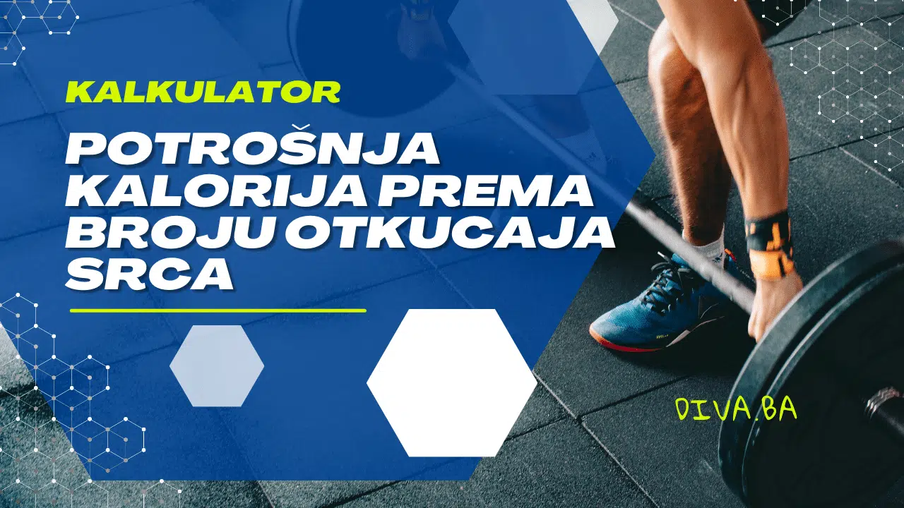 Potrošnja kalorija po broju otkucaja srca Kalkulator NO1