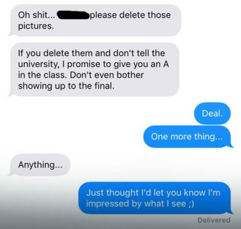 ova profesorica je poslala gole slike studentu: zbog njegovog odgovora uradila je još goru stvar
