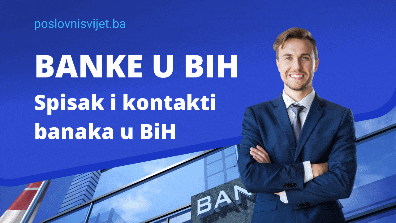 BANKE U BIH Spisak banaka 2022
