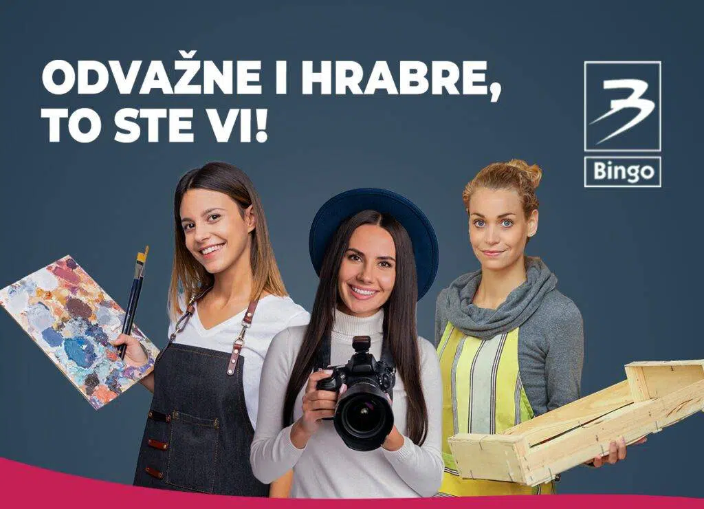Počinje projekat ”Odvažne i hrabre, to ste vi”/ Bingo sa partnerima podržava žensko poduzetništvo