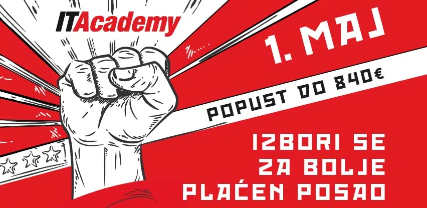 Do 840€ Popusta Za Najsavremenije IT školovanje