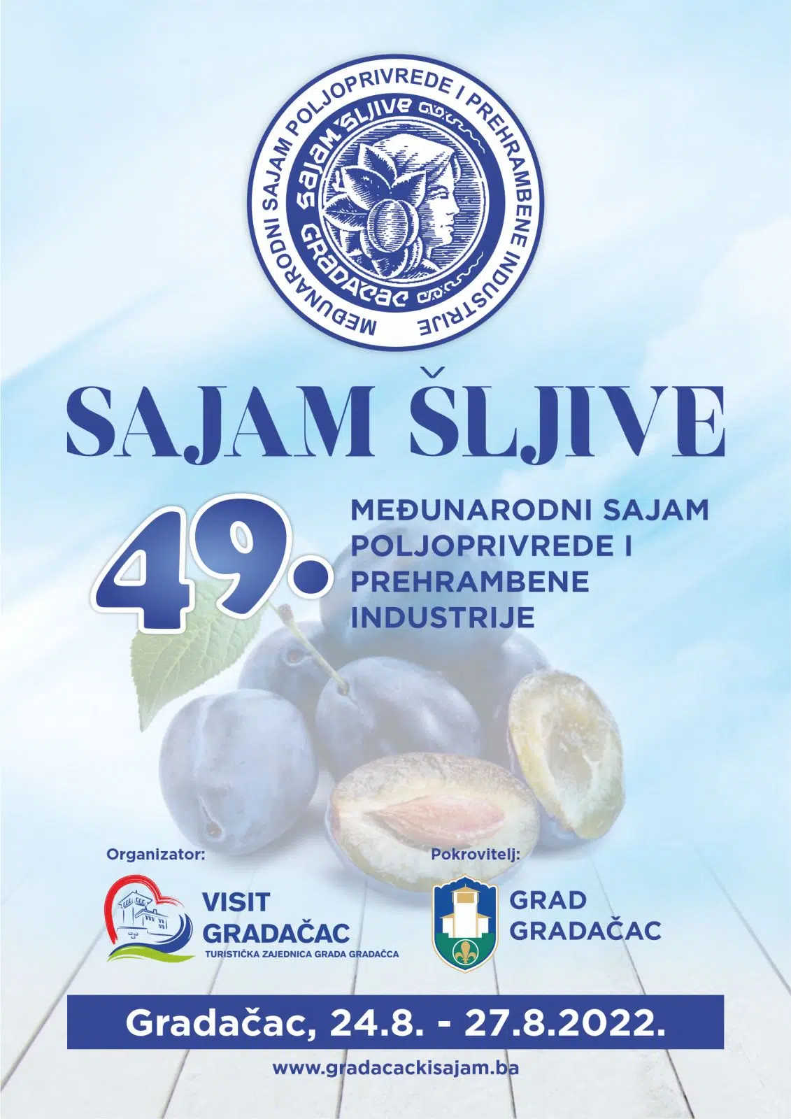Krajem avgusta u Gradačcu se održava 49. Sajam šljive