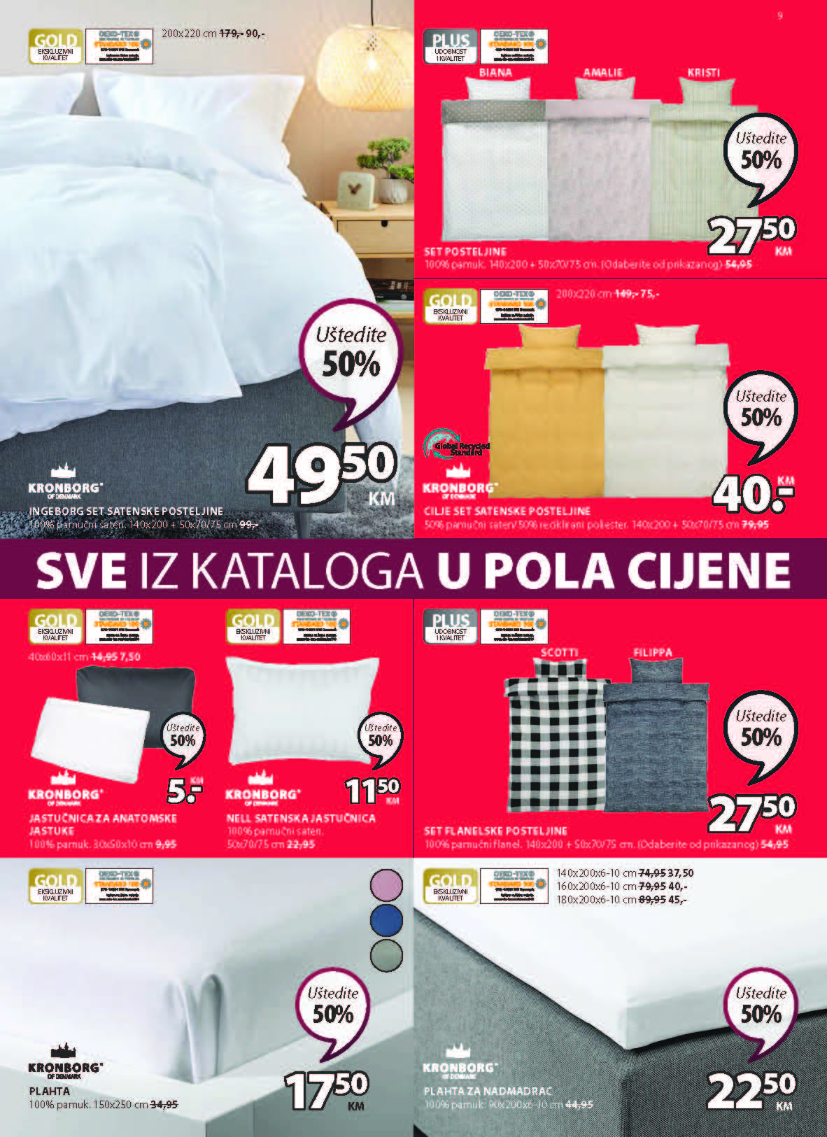JYSK Katalog BiH AVGUST 2022 SVE u POLA cijene do 24.8.2022. Page 10