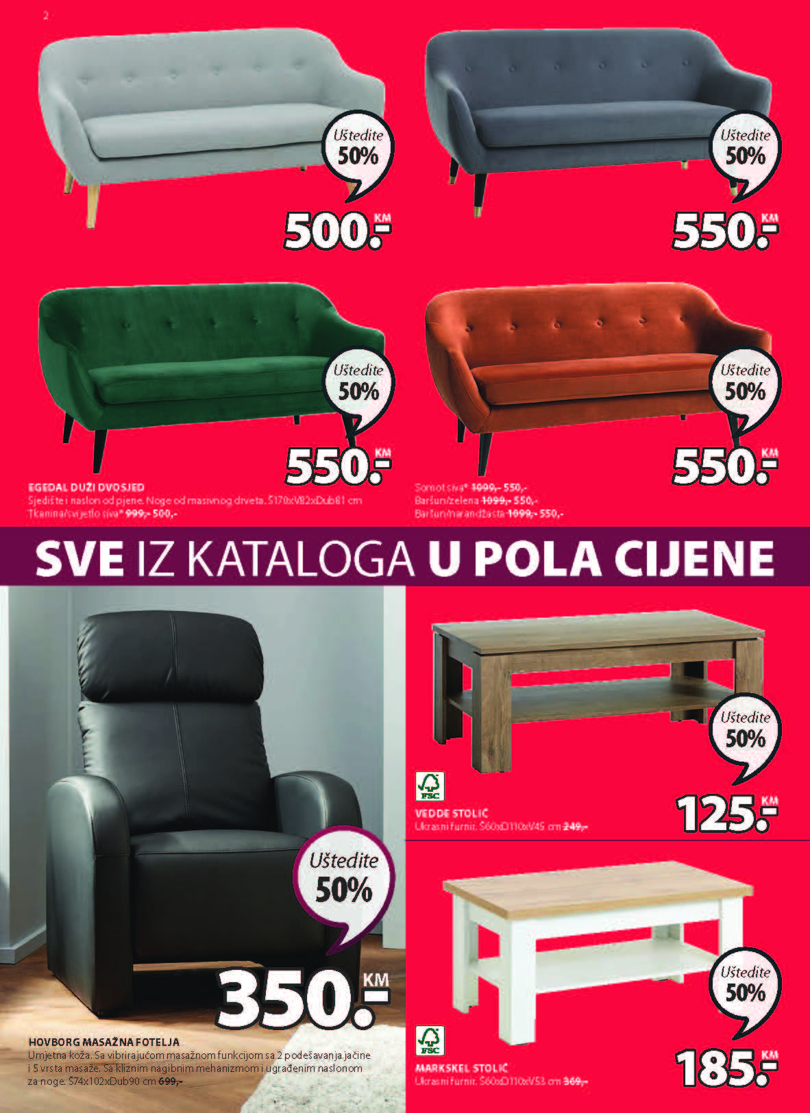 JYSK Katalog BiH AVGUST 2022 SVE u POLA cijene do 24.8.2022. Page 03