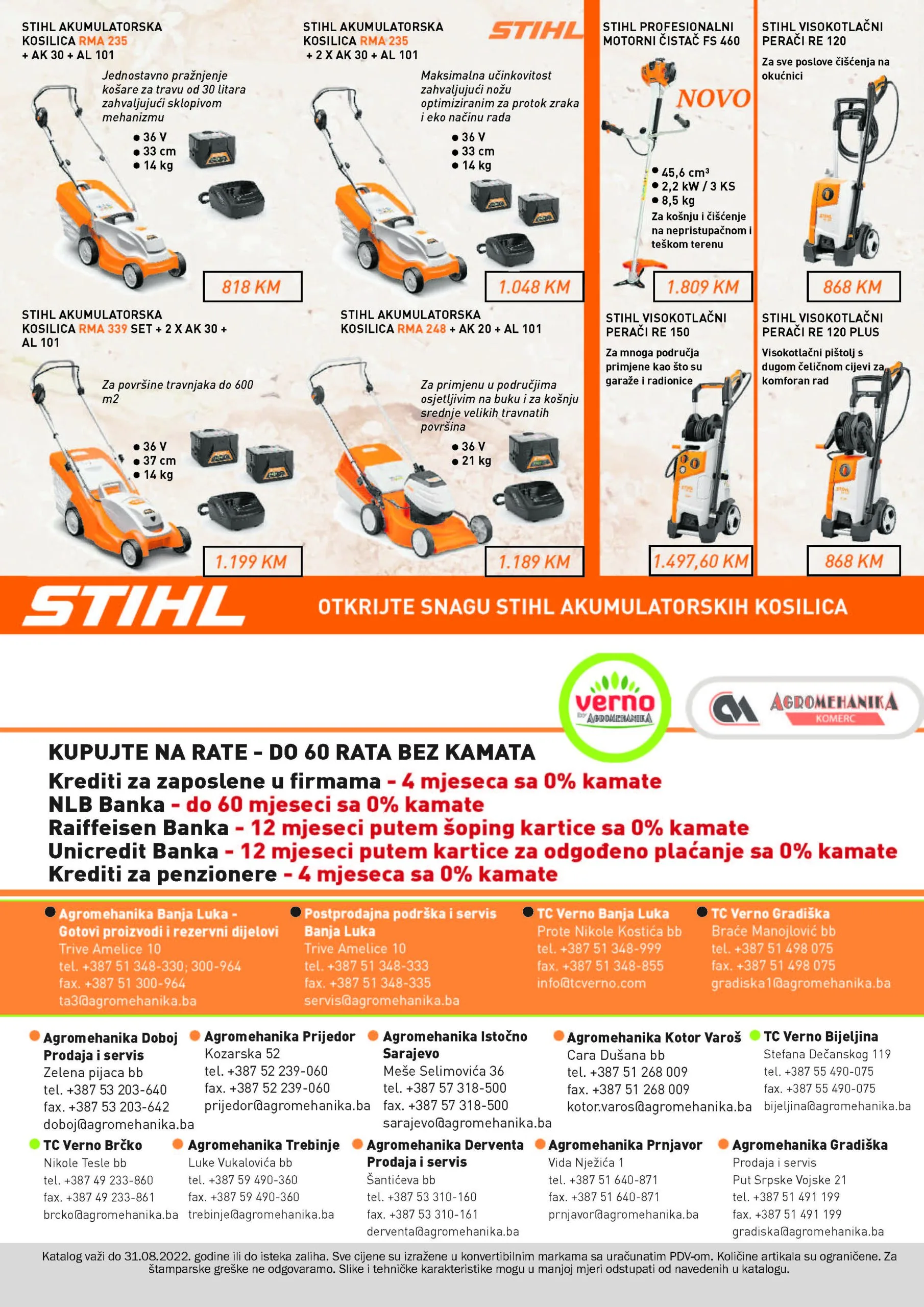 VERNO Agromehanika katalog AVGUST ekatalozi.com 2022 super snizenje od 1.8. do 31.8.2022. Page 11