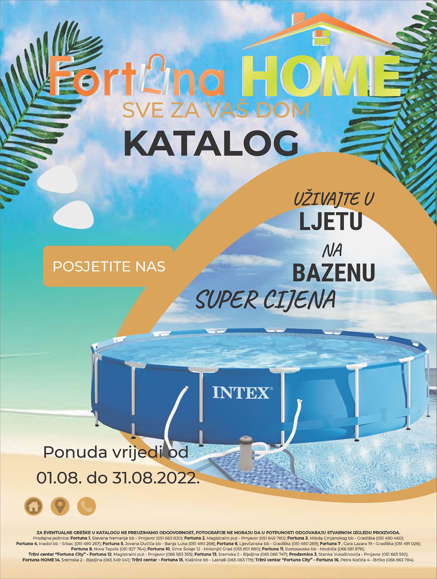 FORTUNA HOME katalog AVGUST 2022 ekatalozi.com super akcija od 1.8. do 31.8.2022 1