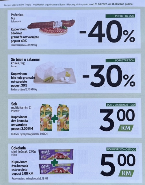 TROPIC katalog Bonbonjera AVGUST 2022 ekatalozi.com super snizenje od 1.8. do 31.8 3