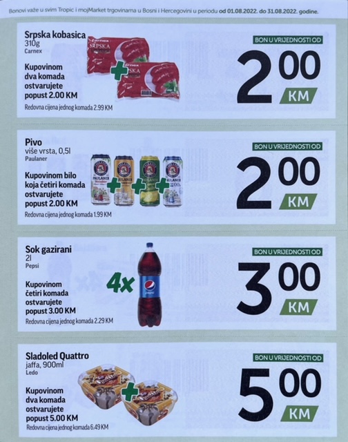 TROPIC katalog Bonbonjera AVGUST 2022 ekatalozi.com super snizenje od 1.8. do 31.8 4
