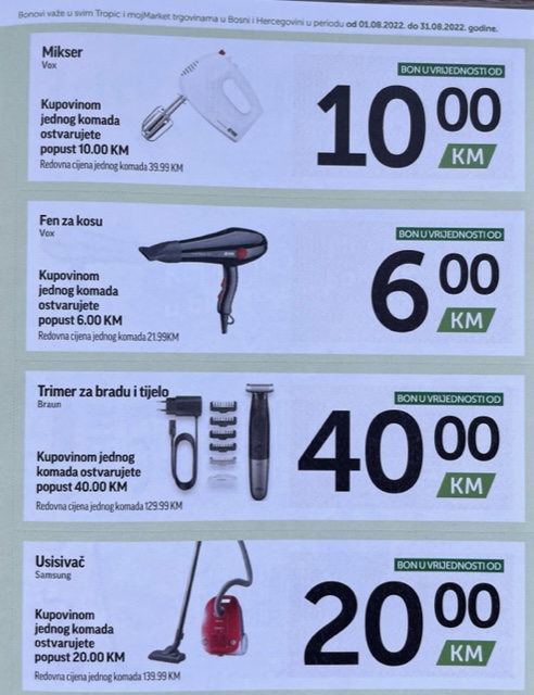 TROPIC katalog Bonbonjera AVGUST 2022 ekatalozi.com super snizenje od 1.8. do 31.8 11