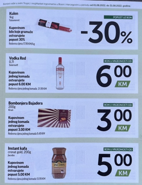 TROPIC katalog Bonbonjera AVGUST 2022 ekatalozi.com super snizenje od 1.8. do 31.8 5