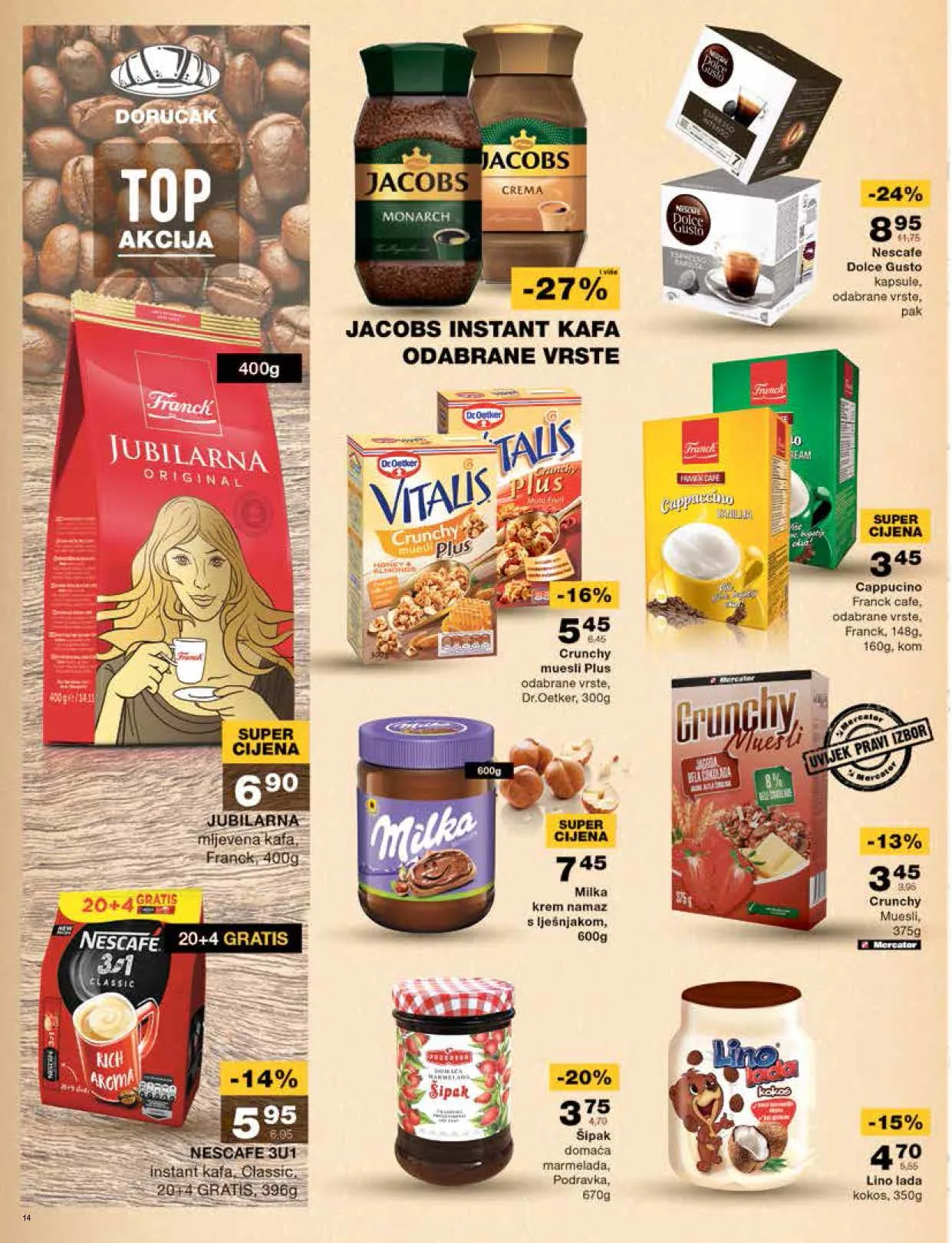 MERCATOR Redovni katalog AVGUST 2022 ekatalozi.com NOVA ponuda 1.8.2022.do 14.8.2022. Page 14