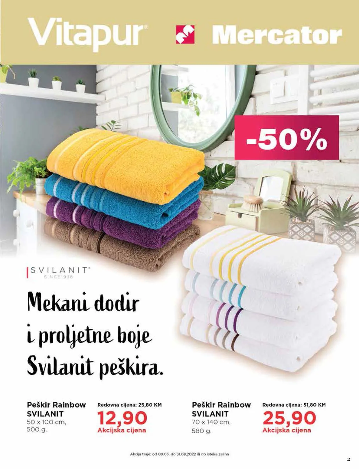 MERCATOR Redovni katalog AVGUST 2022 ekatalozi.com NOVA ponuda 1.8.2022.do 14.8.2022. Page 25