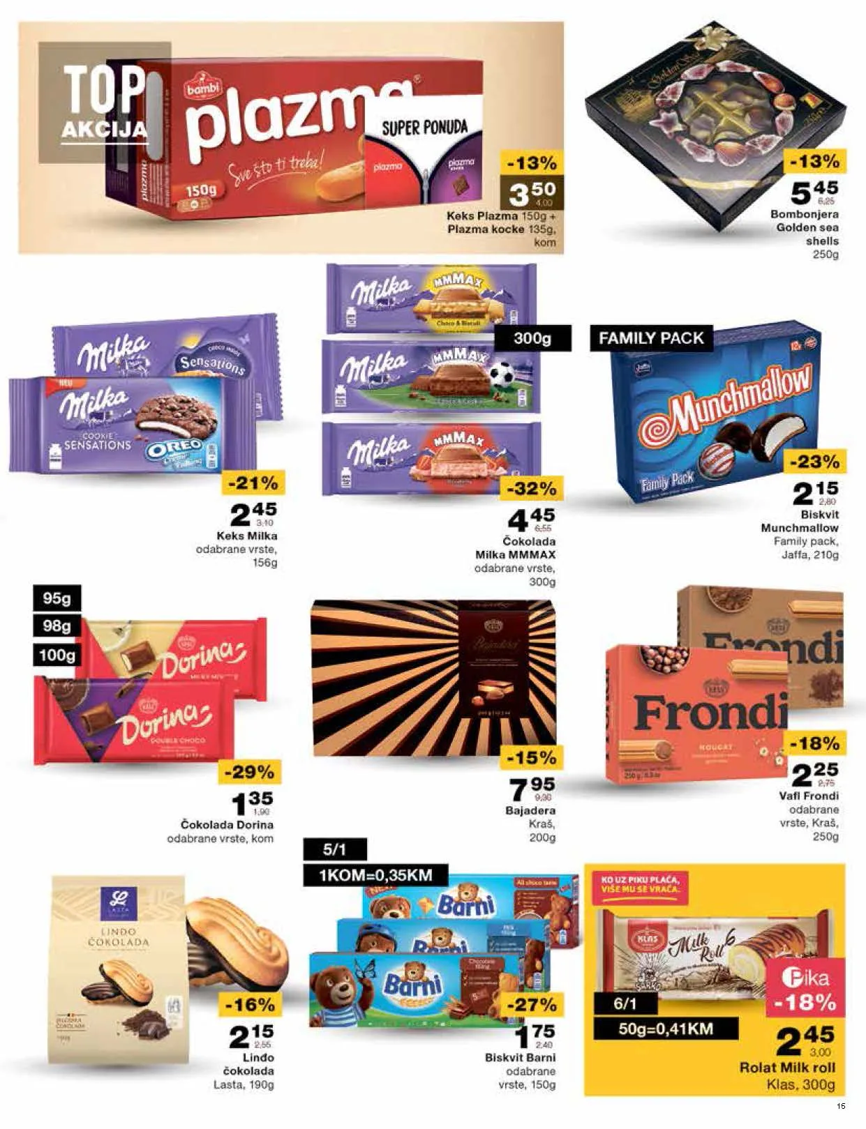 MERCATOR Redovni katalog AVGUST 2022 ekatalozi.com NOVA ponuda 1.8.2022.do 14.8.2022. Page 15