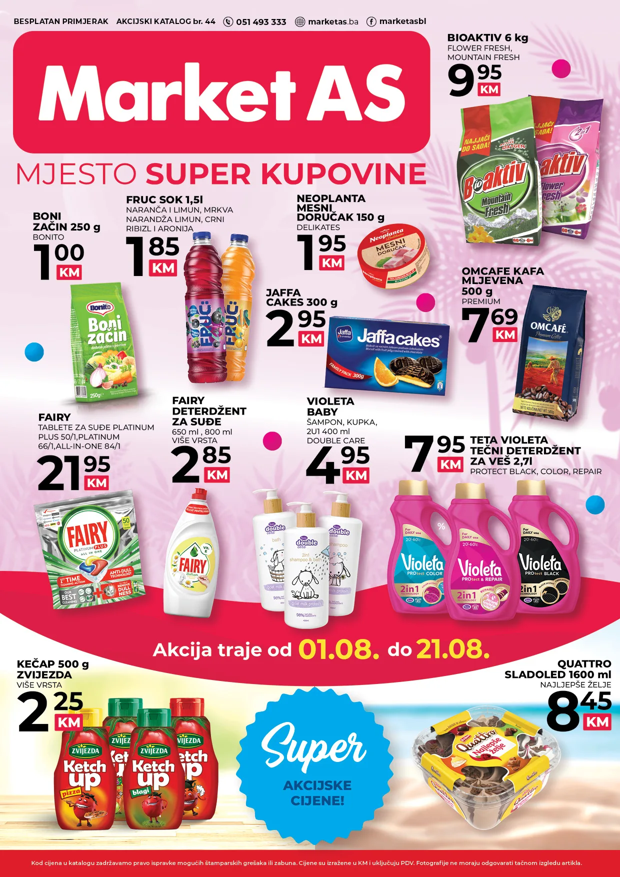 MASRKET AS Katalog AVGUST 2022 ekatalozi.com super akcija 1.8.2022. do 21.8 1