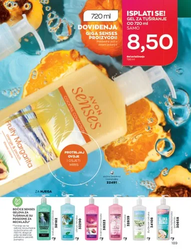 AVON Katalog BIH Avgust 2022 nova ponuda od 1.8.2022. do 31.8.2022. ekatalozi.com 189