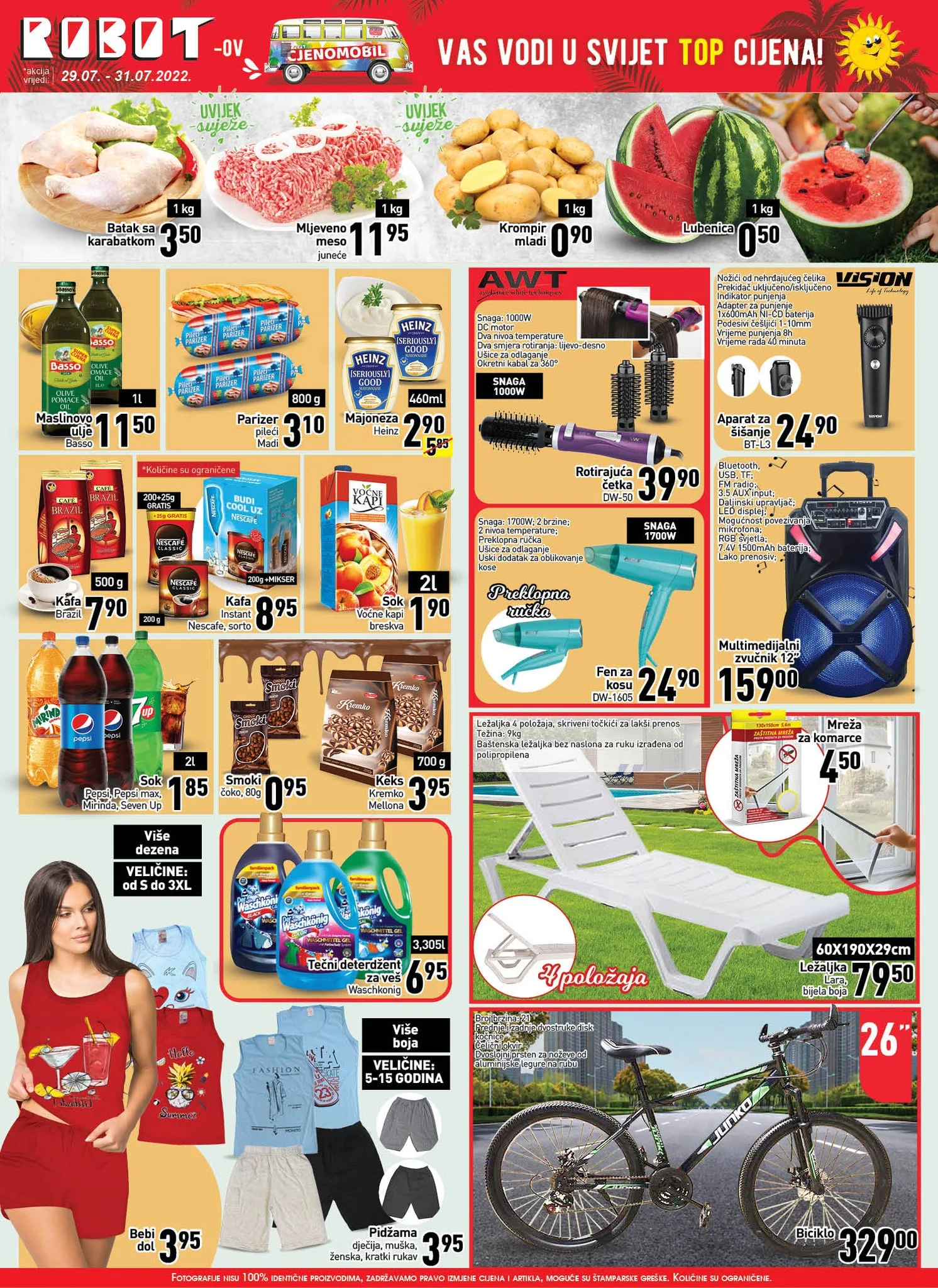 ROBOT Vikend akcija JUL 2022 novo snizenje 30.7. i 31.7.2022 2