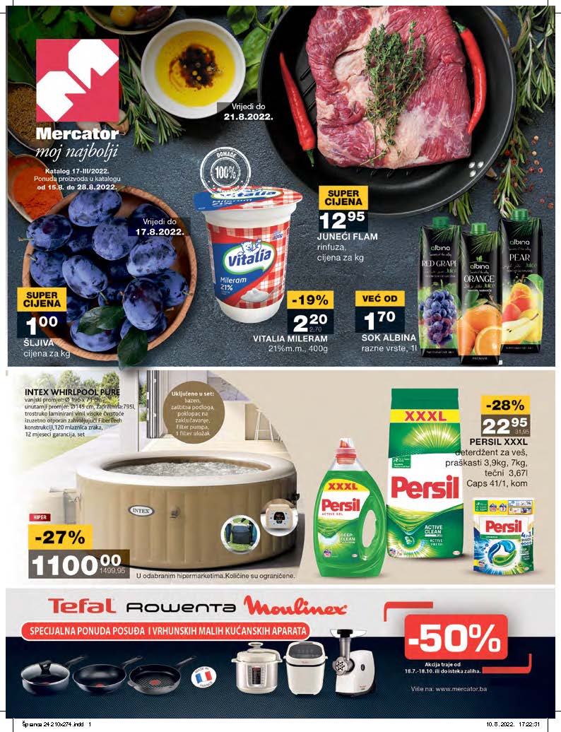 MERCATOR Redovni katalog AVGUST 2022 ekatalozi.com super ponuda od 15.8. do 28.8.2022 1