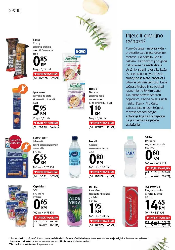 DM Katalog BIH AVGUST 2022 nova snizenja od 17.8. do 31.8.2022. Page 04