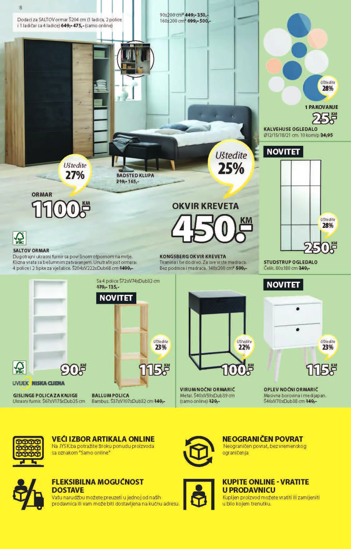 JYSK Katalog AVGUST i SEPTEMBAR BiH NOVA akcija od 25.8. do 7.9.2022. Page 09