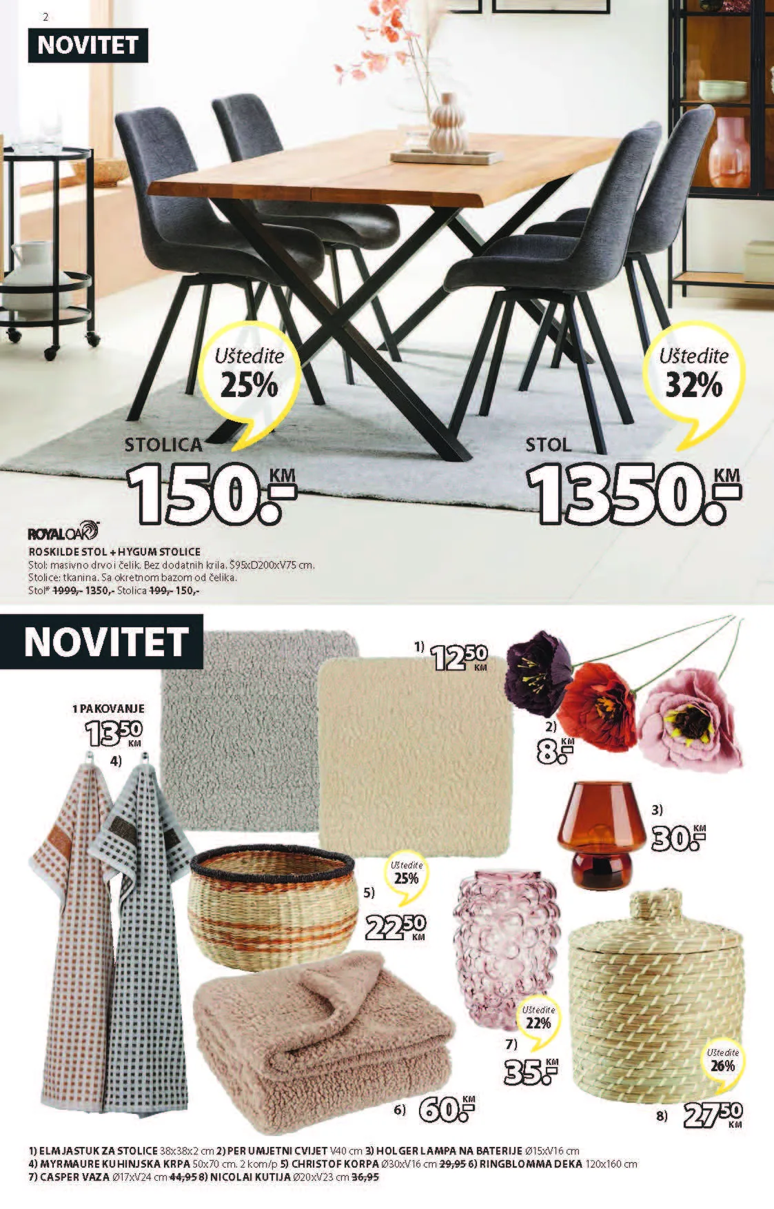 JYSK Katalog AVGUST i SEPTEMBAR BiH NOVA akcija od 25.8. do 7.9.2022. Page 03