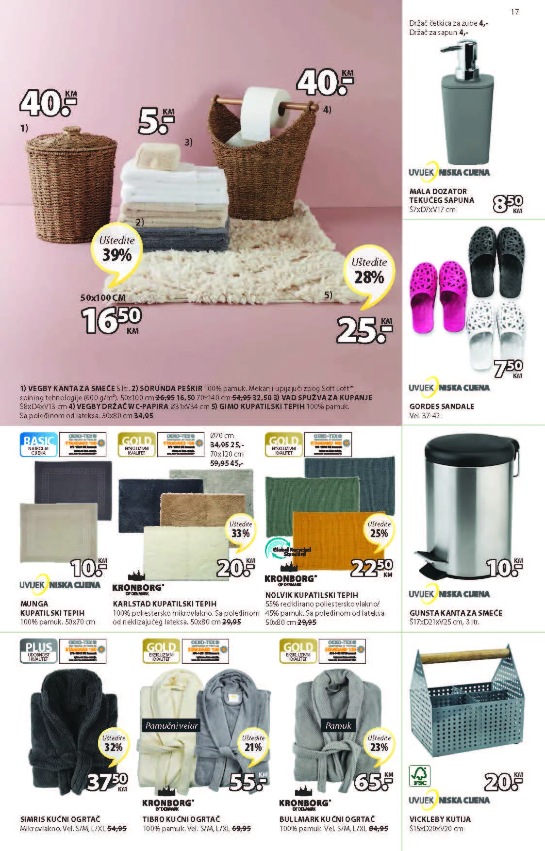 JYSK Katalog AVGUST i SEPTEMBAR BiH NOVA akcija od 25.8. do 7.9.2022. Page 18