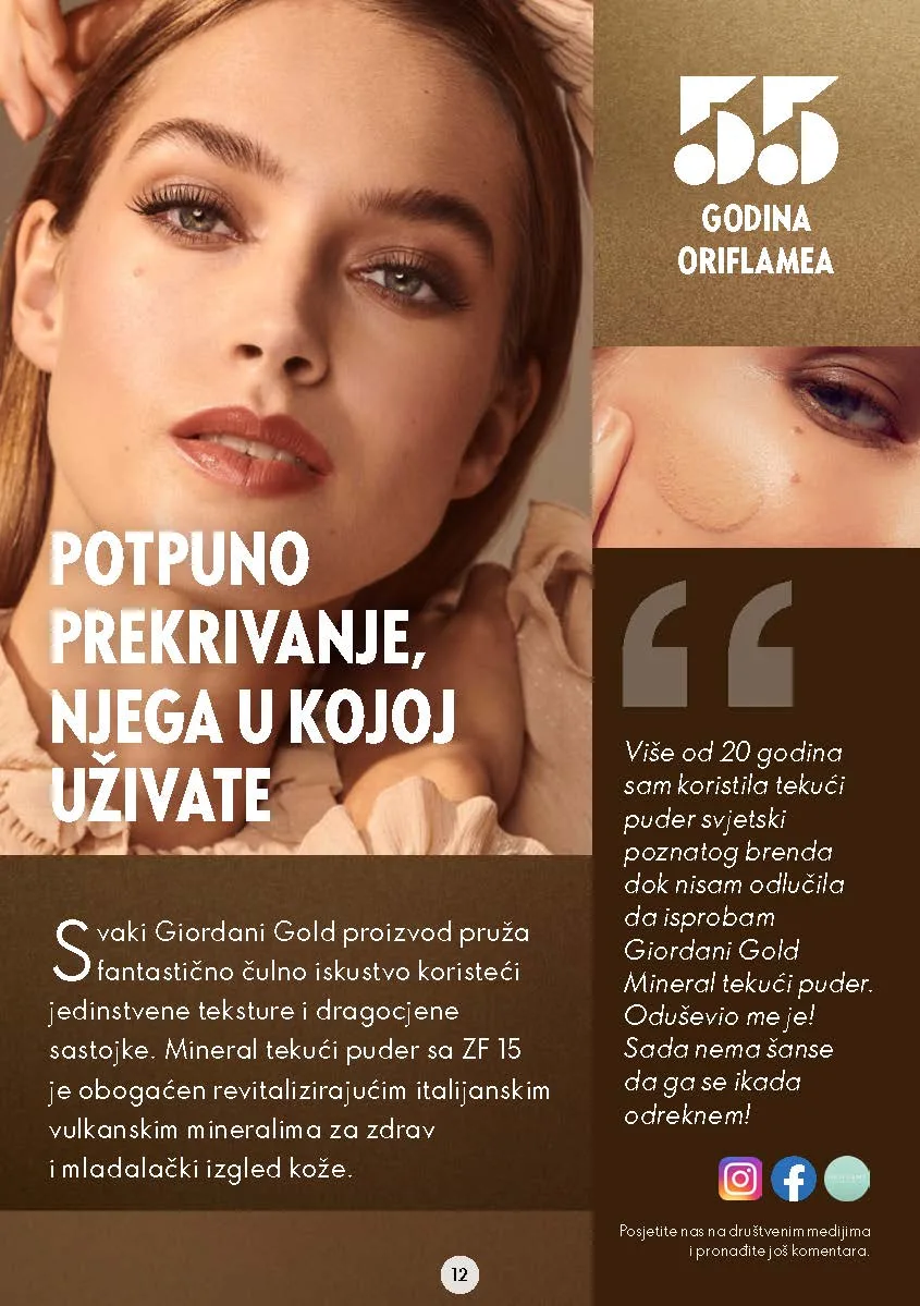 ORIFLAME katalog BIH AVGUST 2022 ekatalozi.com super snizenje do 13.9.2022. Page 012