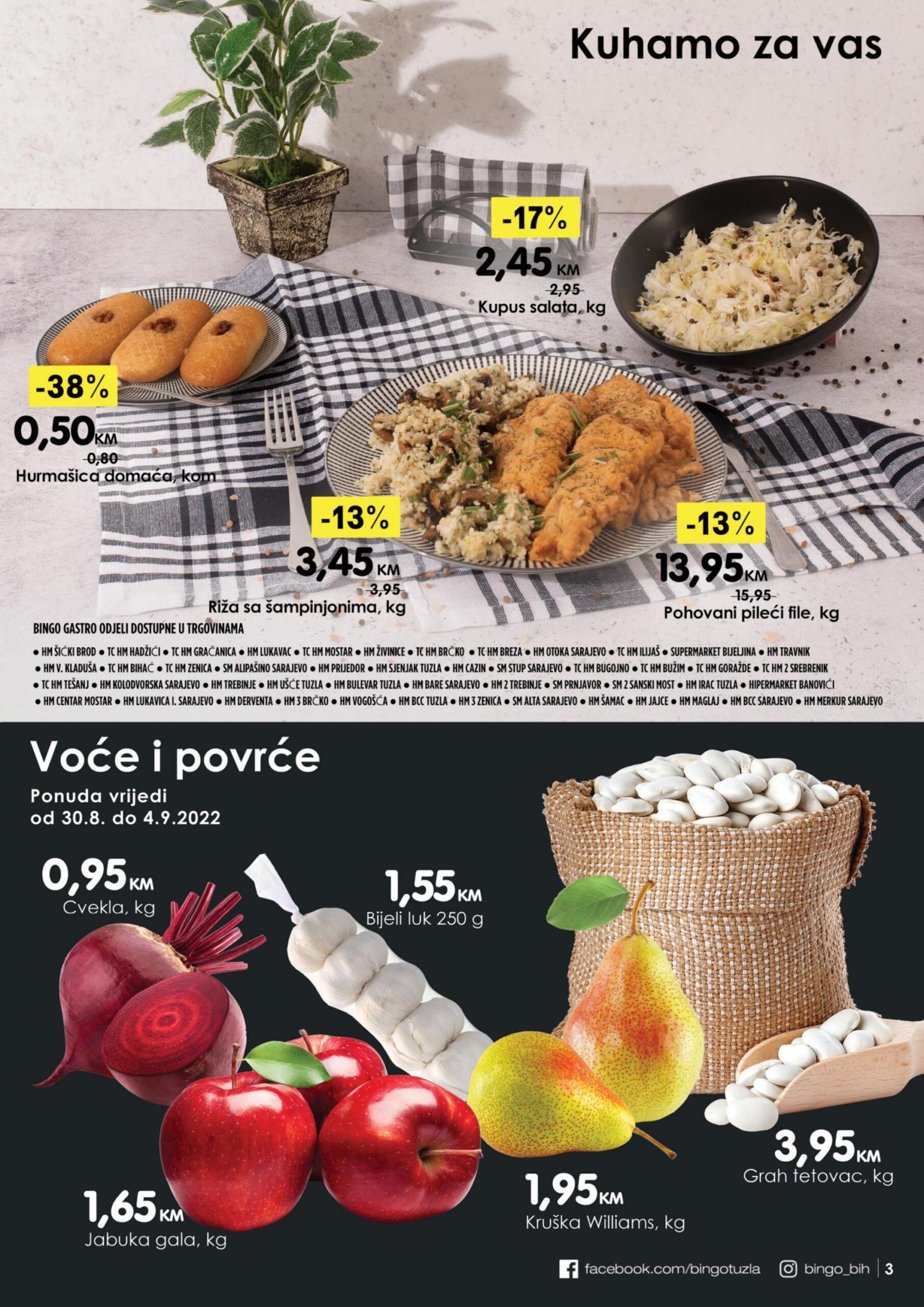 BINGO kataloska akcija AVGUST i SEPTEMBAR 2022 ekatalozi.com NOVI katalog od 30.8. do 11.9.2022 3