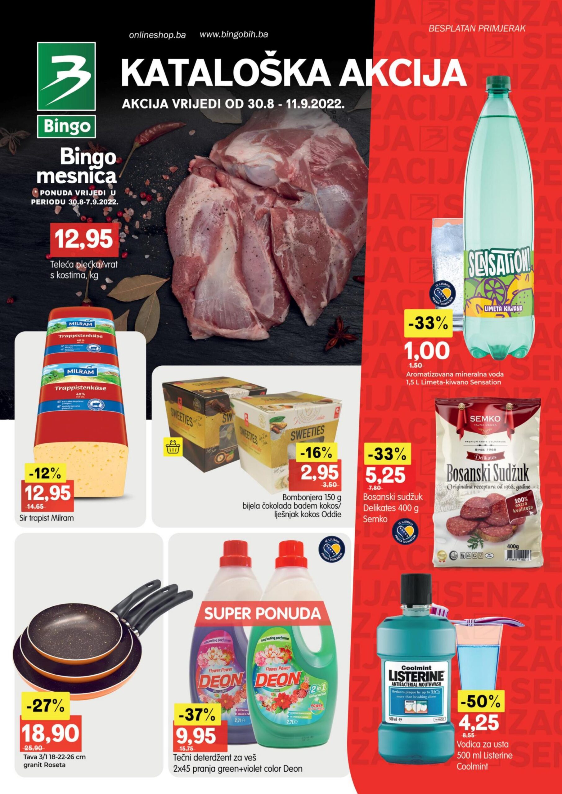 BINGO kataloska akcija AVGUST i SEPTEMBAR 2022 ekatalozi.com NOVI katalog od 30.8. do 11.9.2022 1