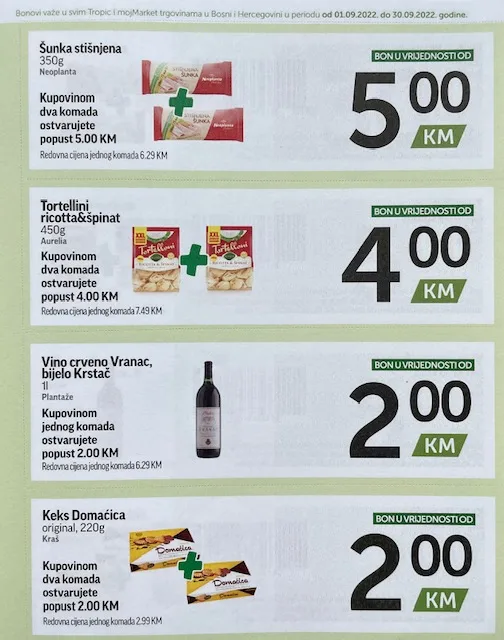 TROPIC i MOJ MARKET Bonbonjera SEPTEMBAR 2022 ekatalozi.com akcija od 1.9. do 30.9.2022 6