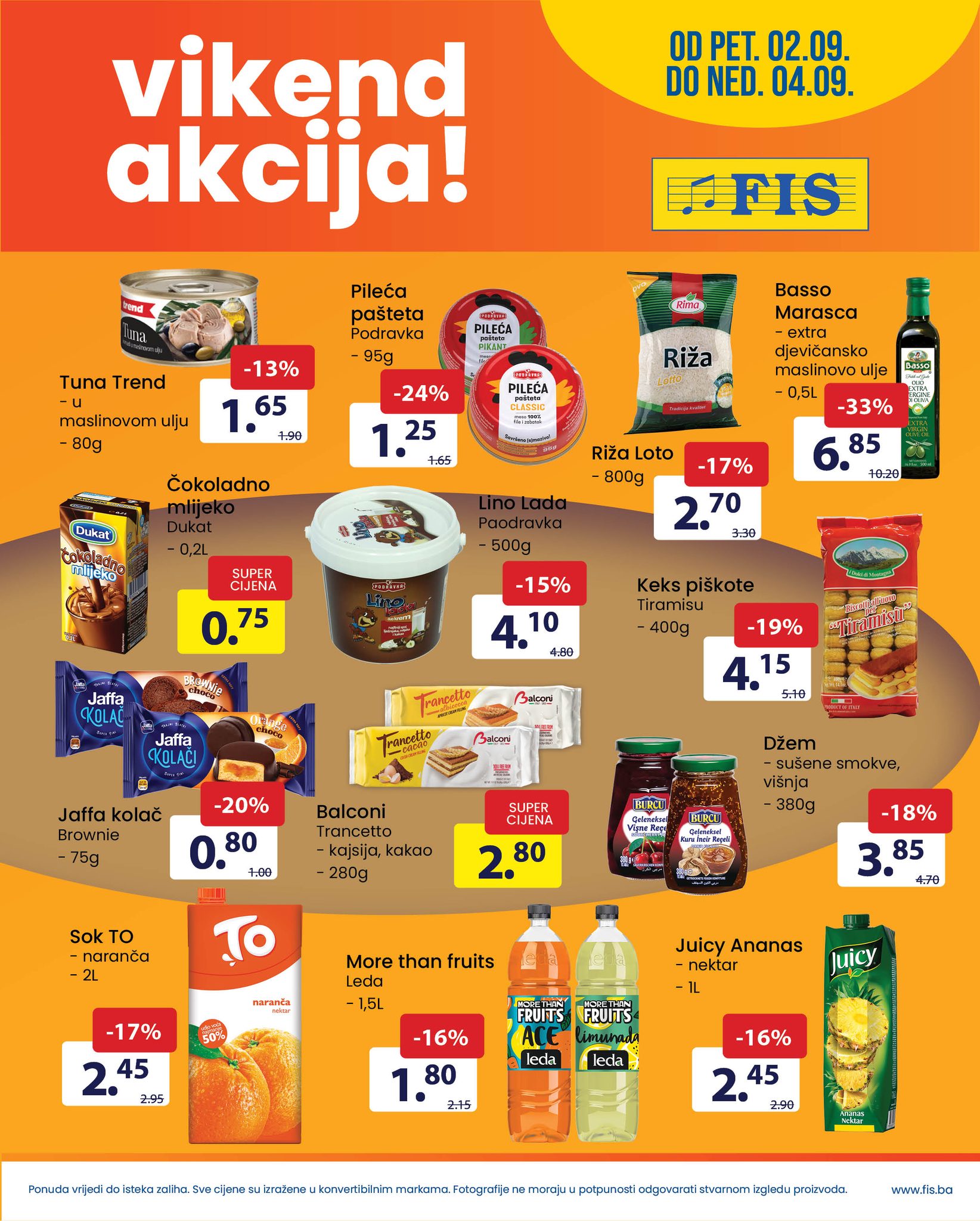 FIS vikend akcija SEPTEMBAR 2022 ekatalozi.com novo snizenje od 2.9. do 4.9.2022 2