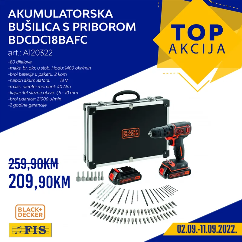 FIS TOP akcija SEPTEMBAR 2022 ekatalozi.com NOVI popusti od 2.9. do 11.9.2022 5 FIS TOP akcija SEPTEMBAR 2022 ekatalozi.com NOVI popusti od 2.9. do 11.9.2022 5
