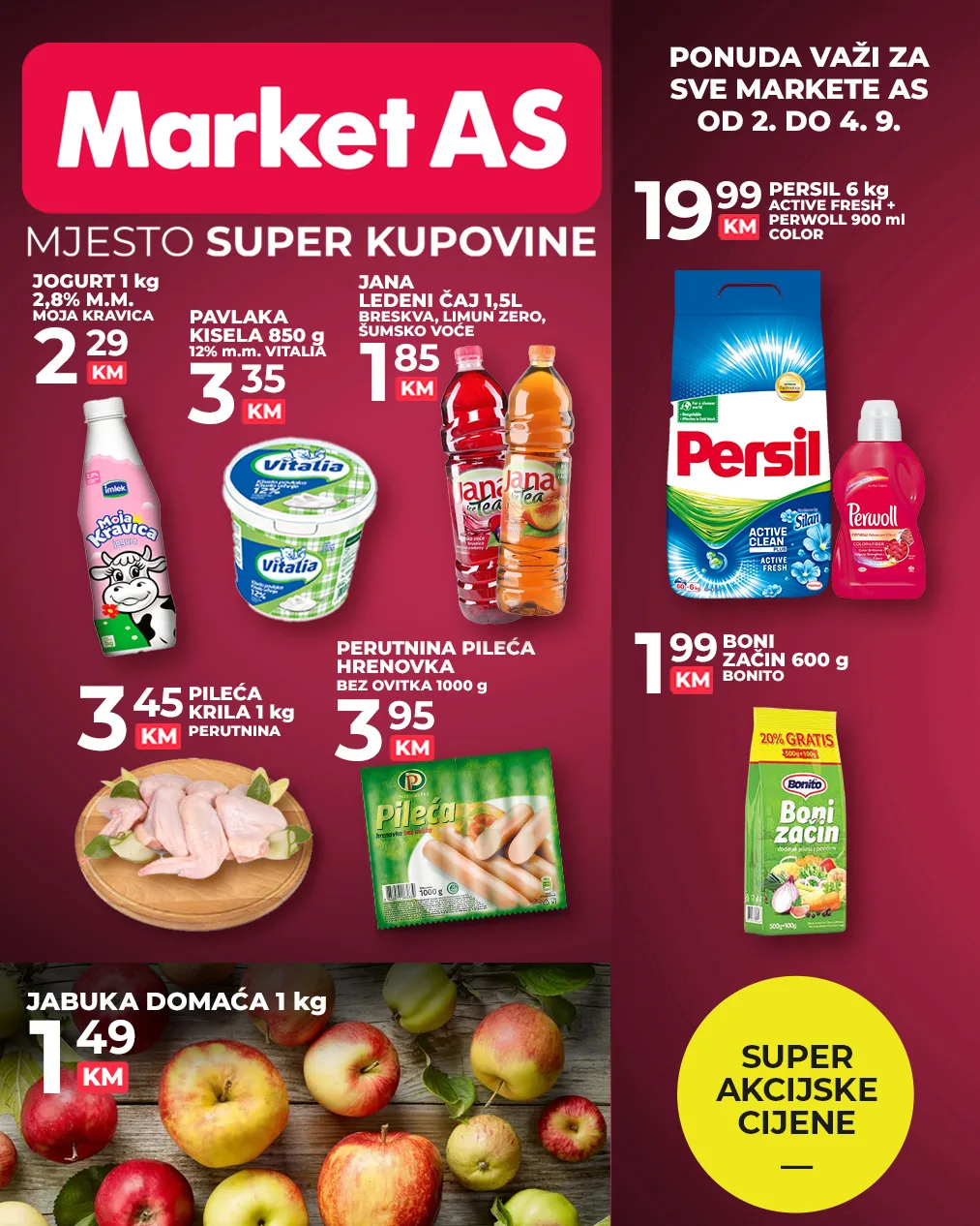 MARKET AS vikend akcija SEPTEMBAR 2022 ekatalozi.com super ponuda 2.9. do 4.9.2022 1 MARKET AS vikend akcija SEPTEMBAR 2022 ekatalozi.com super ponuda 2.9. do 4.9.2022 1