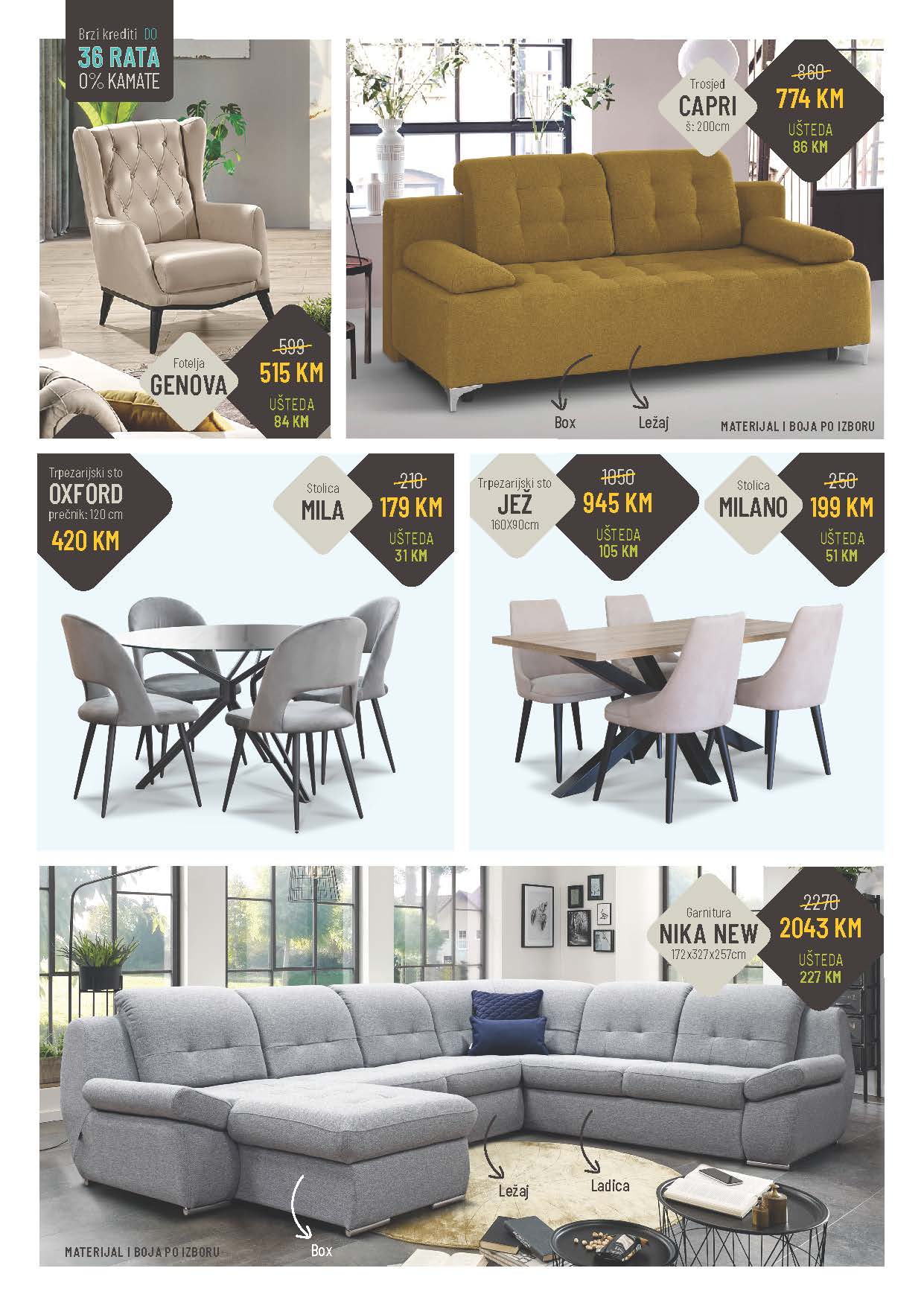 GMP katalog namjestaja SEPTEMBAR 2022 ekatalozi.com super akcija od 1.9. do 30.9.2022. Page 4