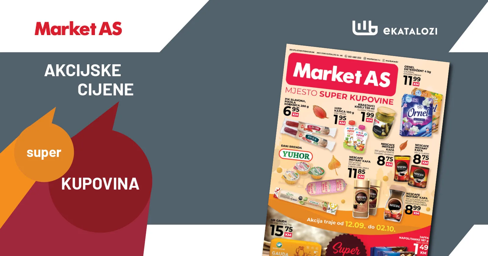 MARKET AS katalog SEPTEMBAR 2022 ekatalozi.com super akcija od 12.9. do 2.10.2022 9 1