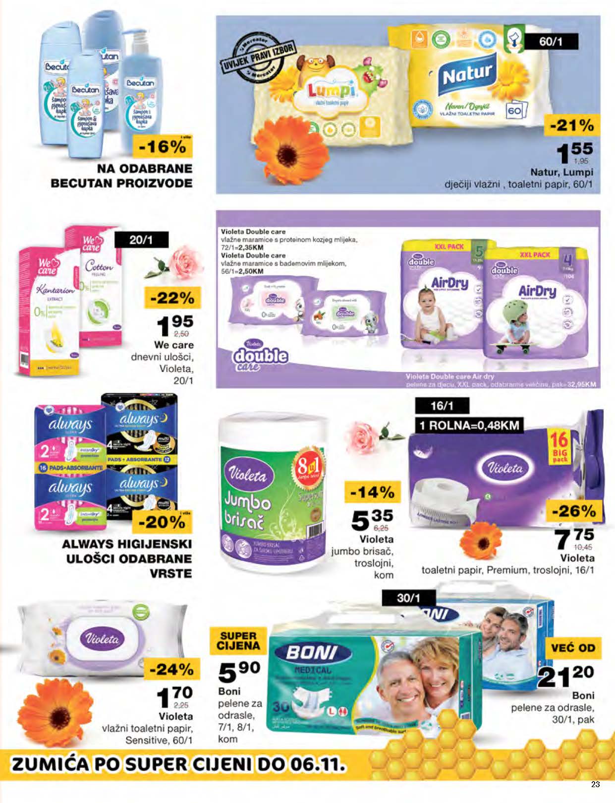 MERCATOR redovni katalog SEPTEMBAR 2022 ekatalozi.com nova akcija od 15.9. do 25.9.2022. Page 23
