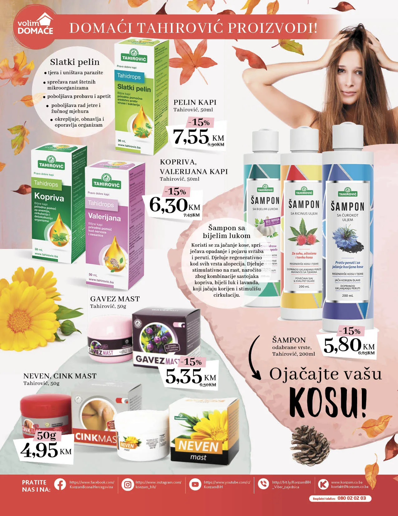 KONZUM katalog ljepota i njega SEPTEMBAR i OKTOBAR 2022 ekatalozi.com akcija do 16.10.2022. Page 16