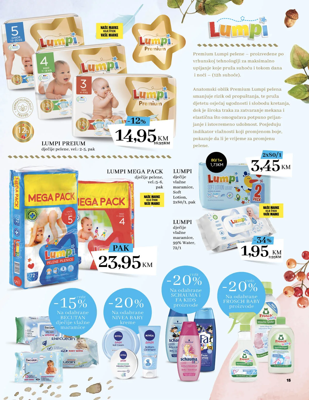 KONZUM katalog ljepota i njega SEPTEMBAR i OKTOBAR 2022 ekatalozi.com akcija do 16.10.2022. Page 15