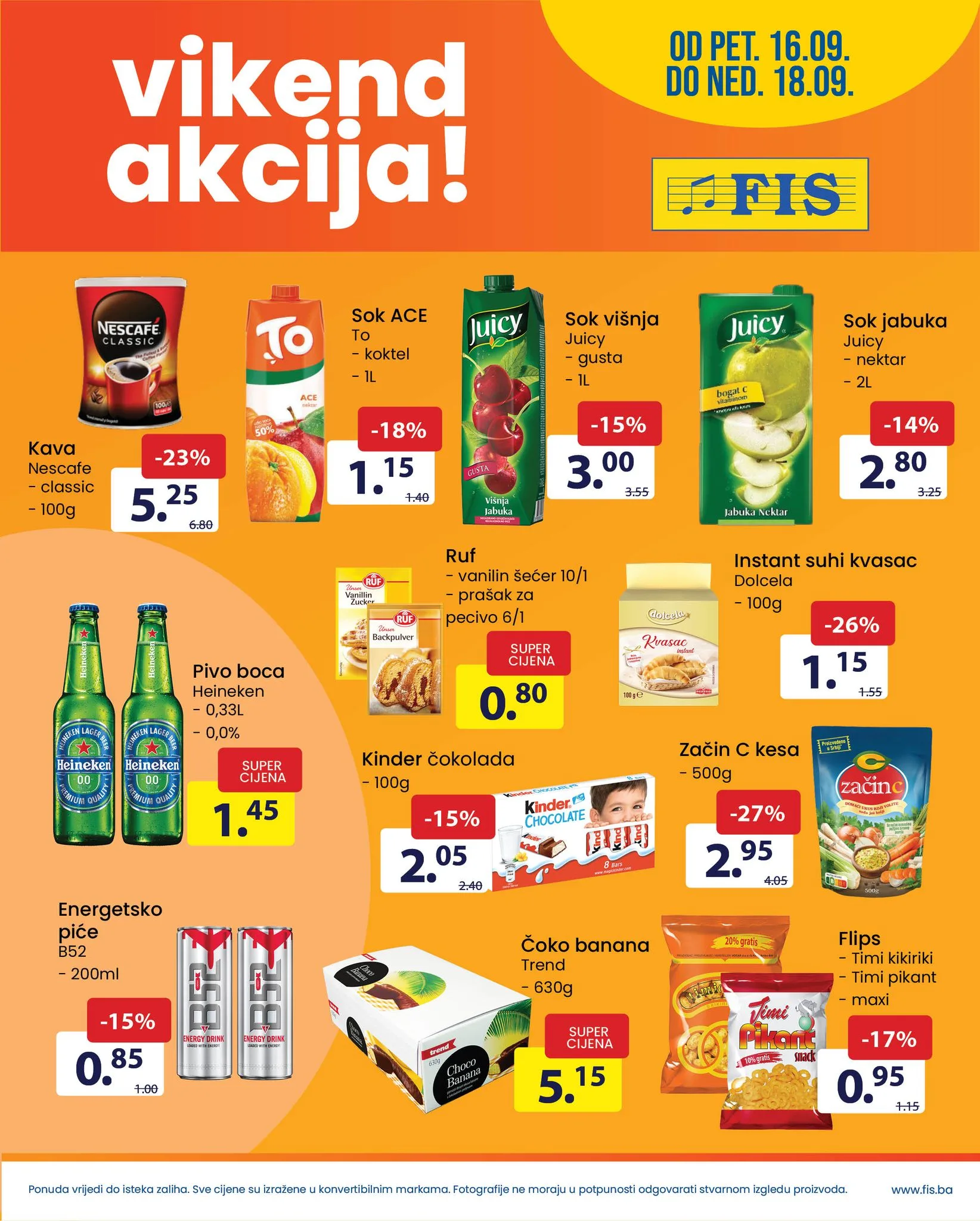 FIS vikend akcija SEPTEMBAR 2022 ekatalozi.com novo snizenje od 16.9. do 18.9.2022 3