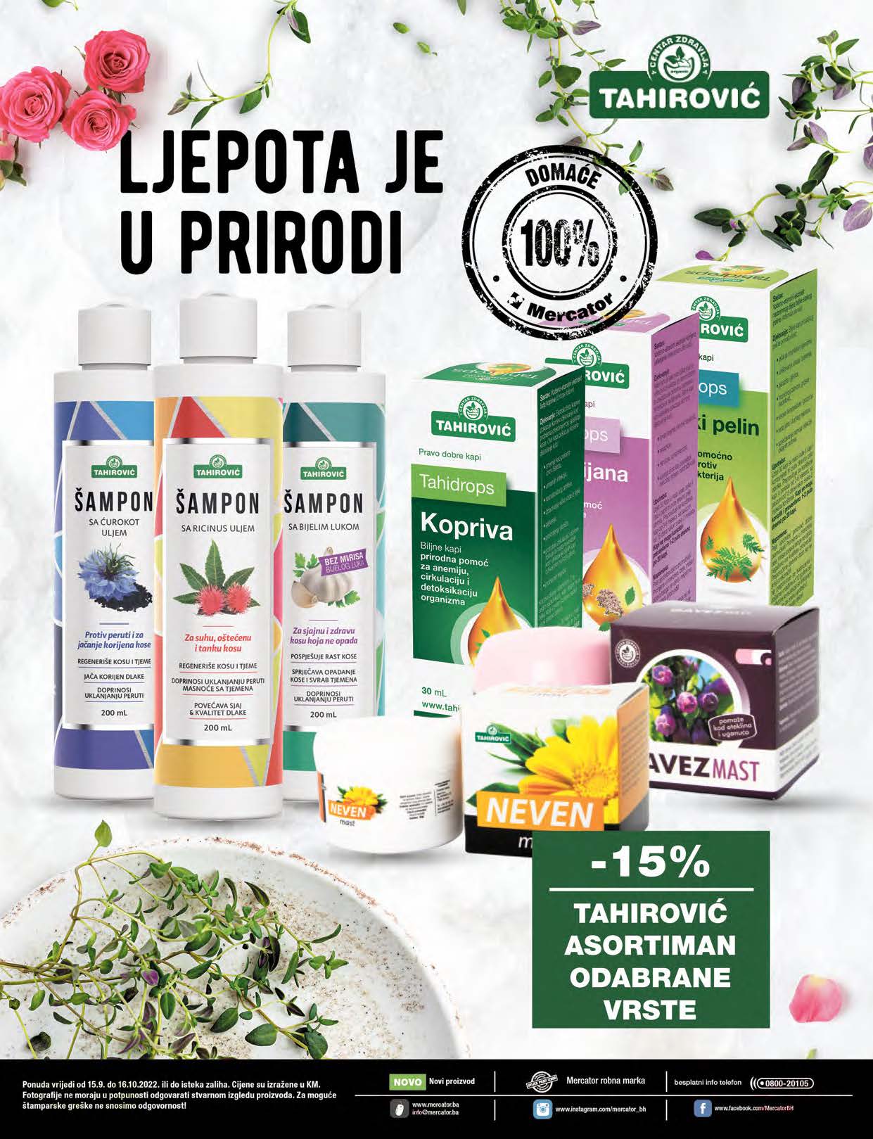 MERCATOR katalog svijet ljepote i njege Septembar i Oktobar 2022 do 16.10.2022. Page 16