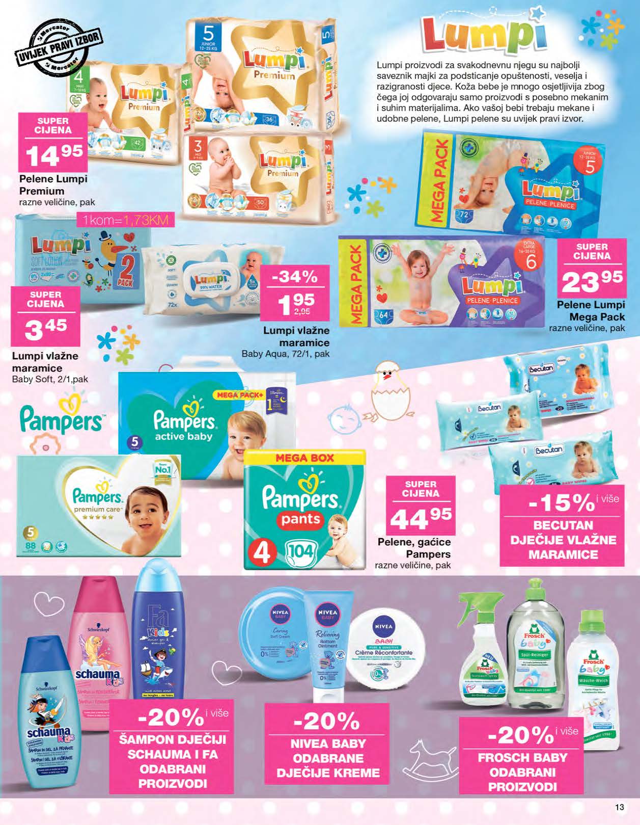 MERCATOR katalog svijet ljepote i njege Septembar i Oktobar 2022 do 16.10.2022. Page 13