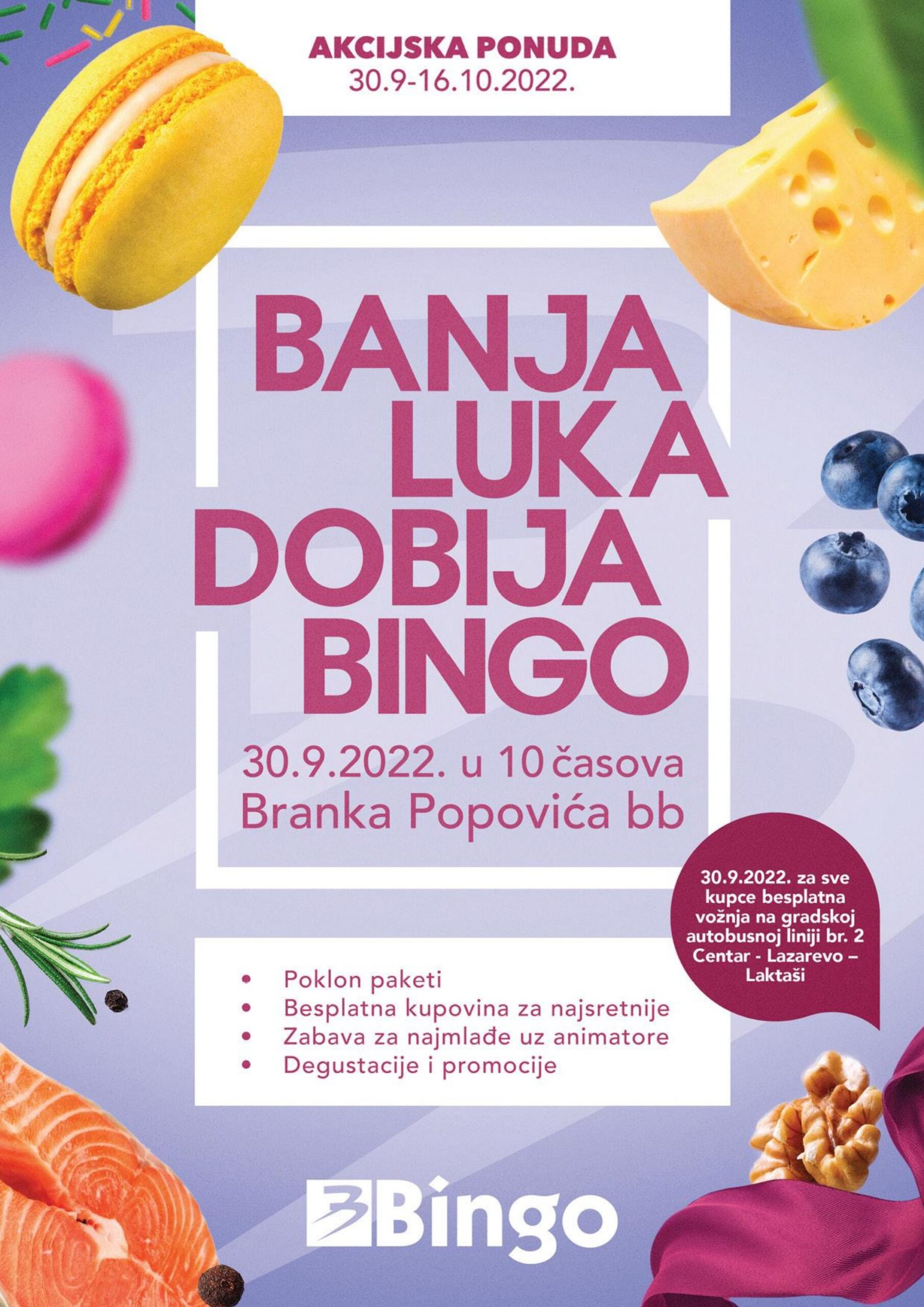 BINGO katalog VELIKO OTVARANJE super snizenje od 30.9. do 16.10.2022 2