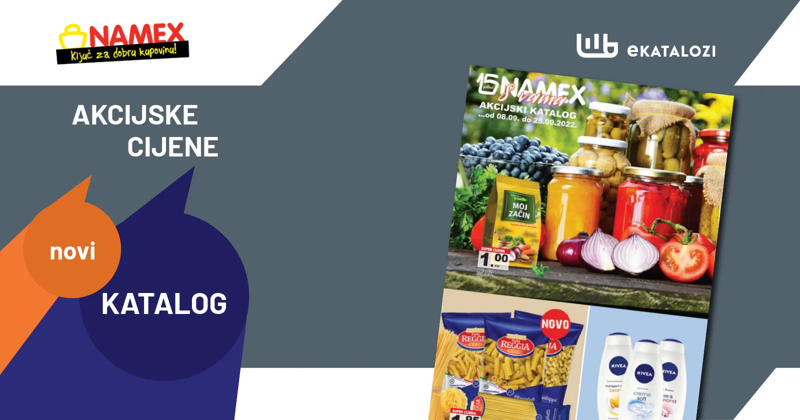 NAMEX katalog SEPTEMBAR 2022 ekatalozi.com nova akcija od 8.9. do 25.9.2022 1
