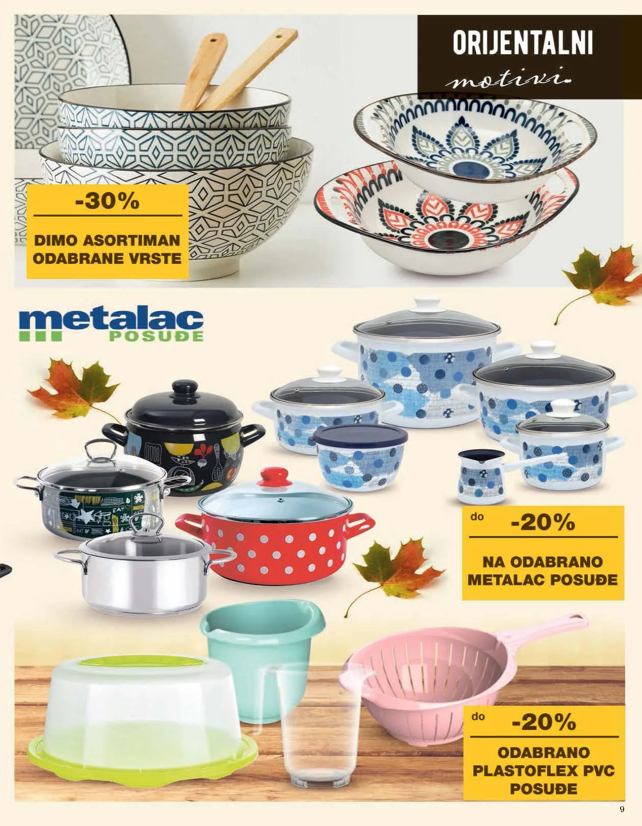 MERCATOR katalog topla i sarena jesen OKTOBAR 2022 snizenje od 8.10. do 30.10.2022. Page 09