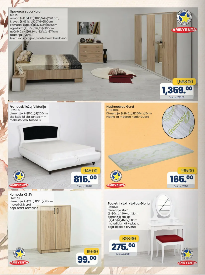 FIS AMBYENTA katalog namjestaja OKTOBAR 2022 nova akcija do 28.10.2022 7