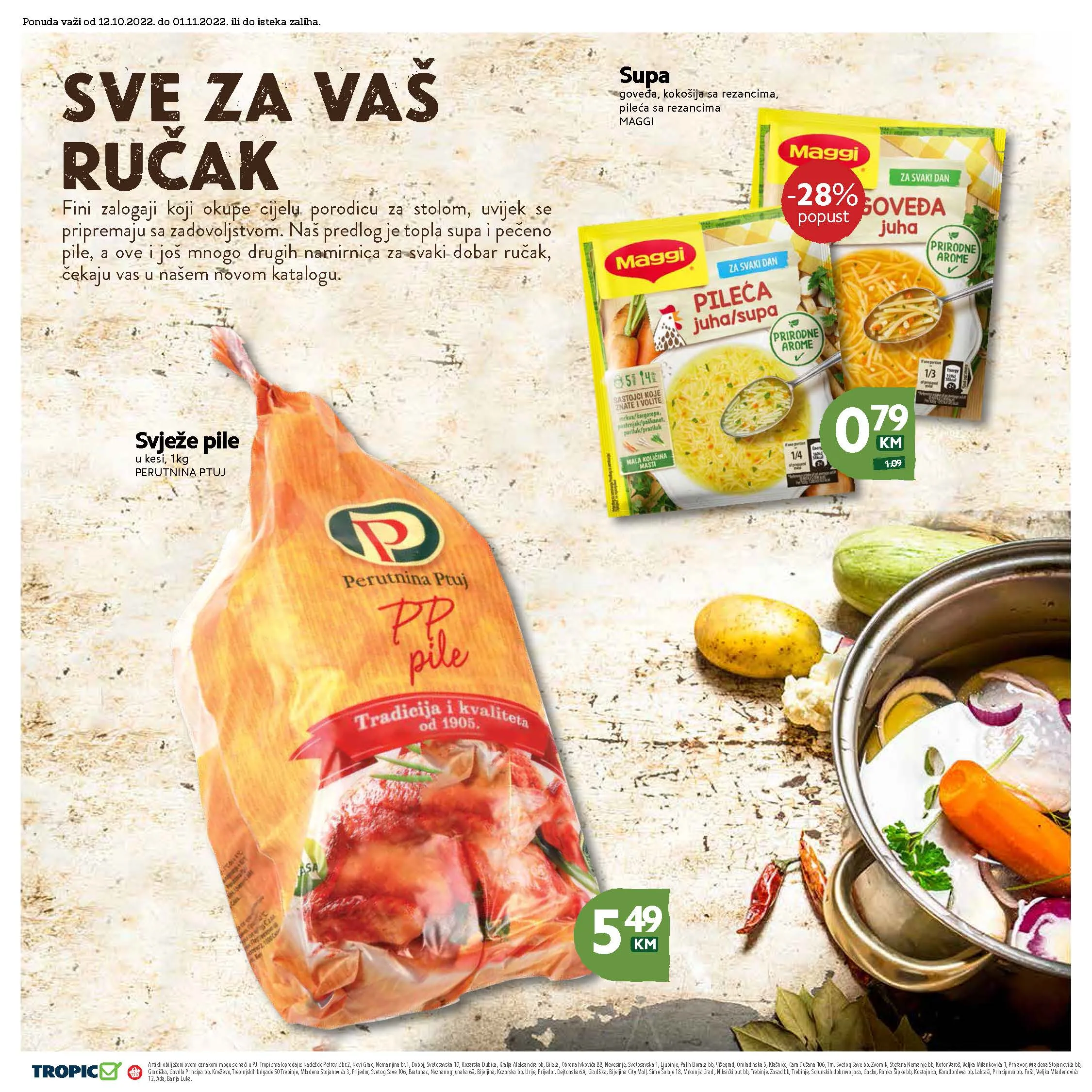 TROPIC katalog OKTOBAR 2022 super akcijska ponuda od 12.10. do 1.11.2022. Page 02