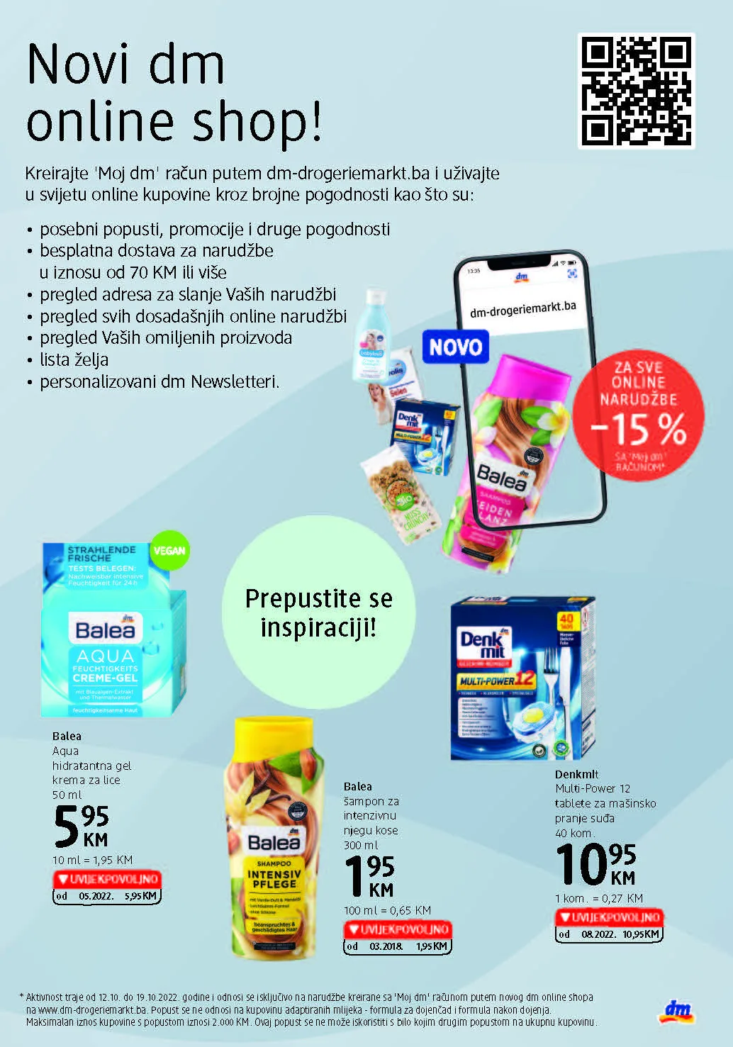 DM katalog BIH OKTOBAR 2022 novo snizenje i akcija. Page 03