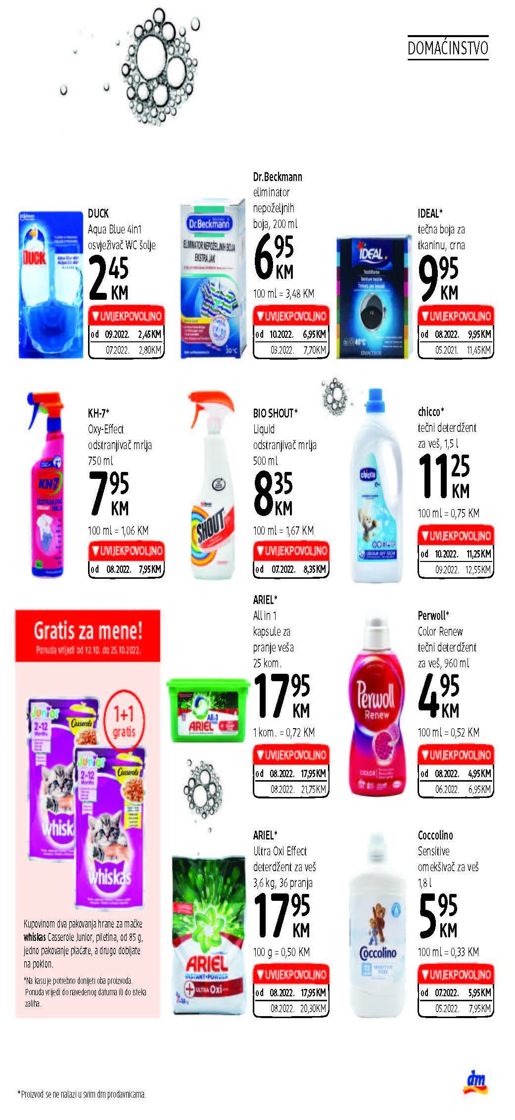 DM katalog BIH OKTOBAR 2022 novo snizenje i akcija. Page 21