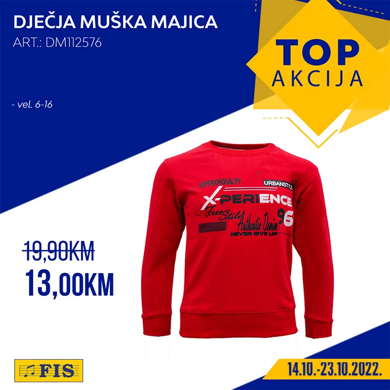 FIS top akcija OKTOBAR 2022 veliki popusti od 14.10. do 23.10.2022 13