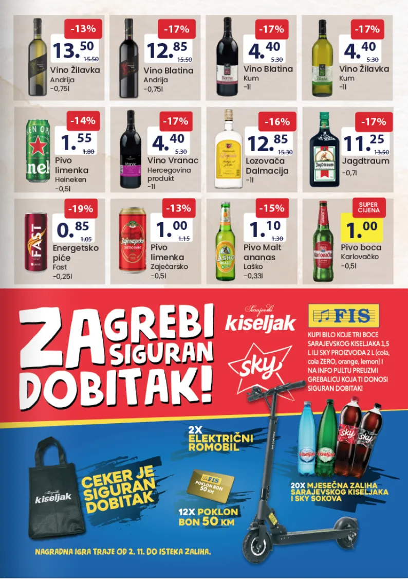 FIS katalog prehrane i hemije NOVEMBAR 2022 super snizenje od 1.11. do 14.11.2022 11