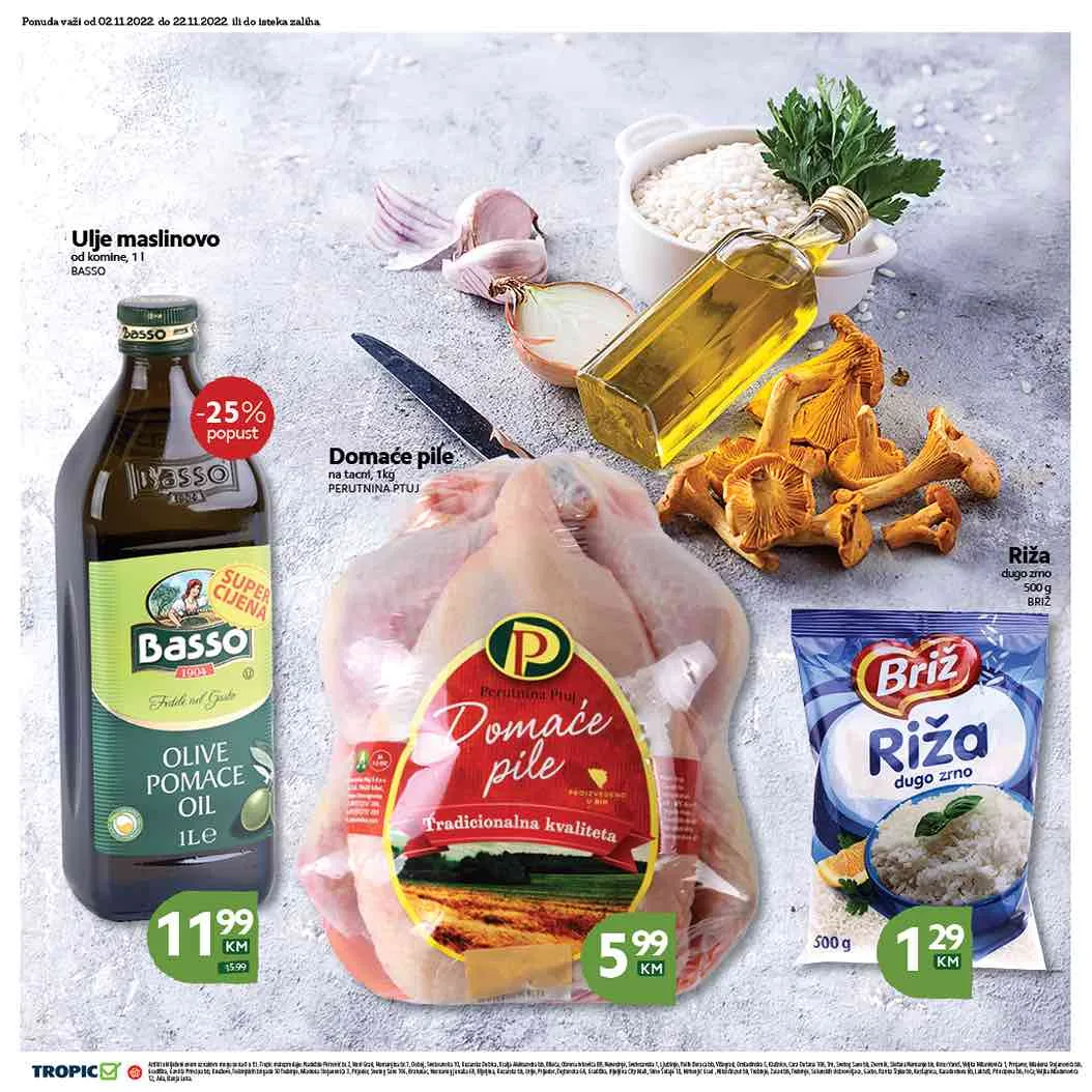TROPIC redovni katalog NOVEMBAR 2022 super akcija od 2.11. do 22.11.2022 2